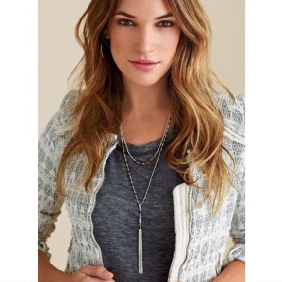 :: S&D SILVER [Retired] Gitane Tassel Necklace - Picture 2 of 7